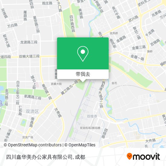 四川鑫华美办公家具有限公司地图