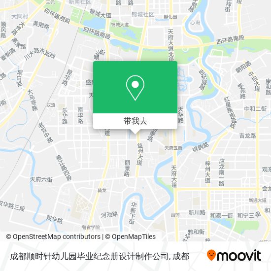 成都顺时针幼儿园毕业纪念册设计制作公司地图