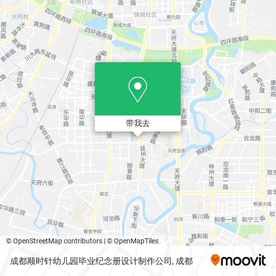 成都顺时针幼儿园毕业纪念册设计制作公司地图