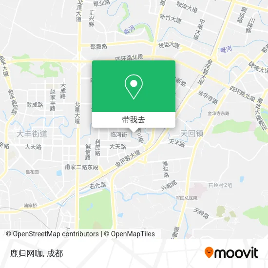鹿归网咖地图
