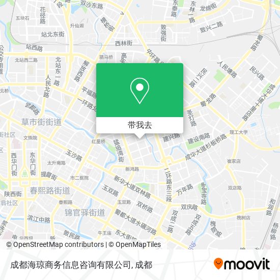 成都海琼商务信息咨询有限公司地图