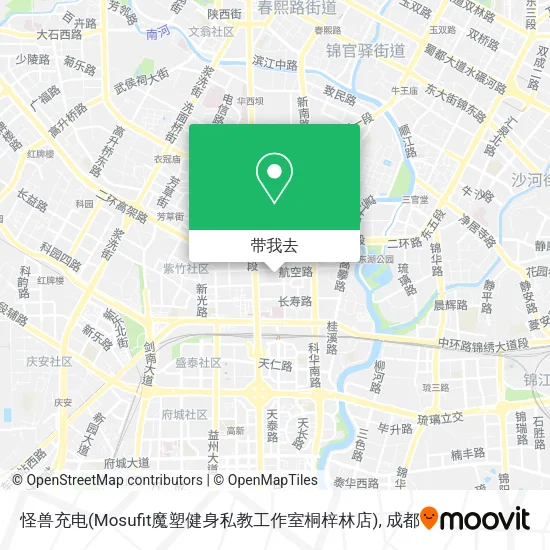 怪兽充电(Mosufit魔塑健身私教工作室桐梓林店)地图