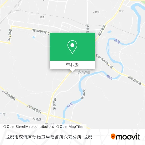 成都市双流区动物卫生监督所永安分所地图