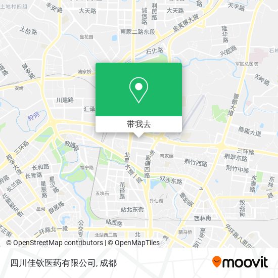 四川佳钦医药有限公司地图