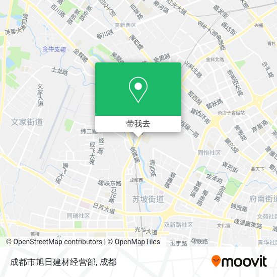 成都市旭日建材经营部地图