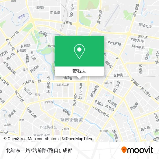 北站东一路/站前路(路口)地图