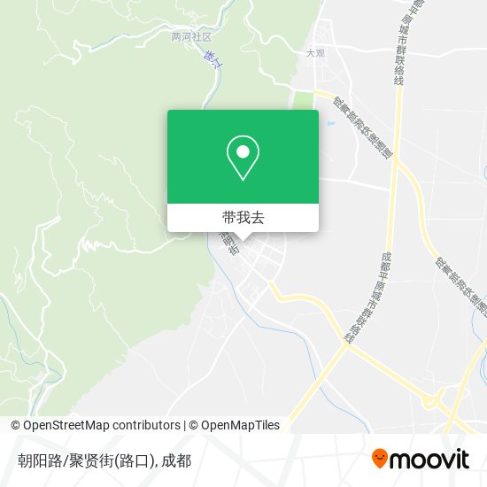 朝阳路/聚贤街(路口)地图