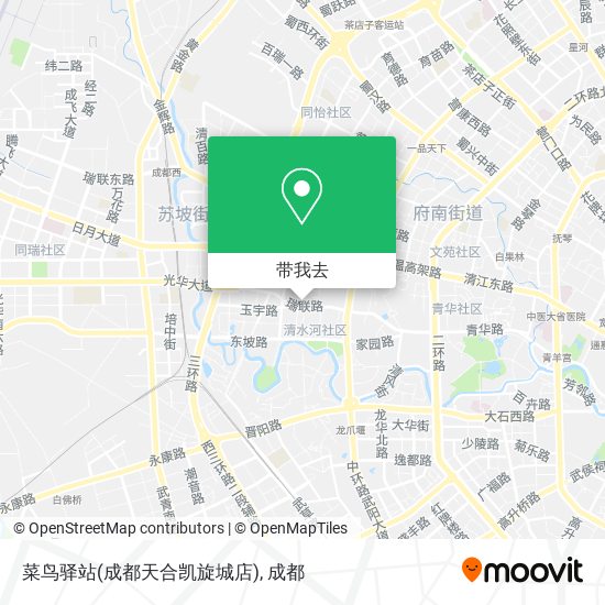 菜鸟驿站(成都天合凯旋城店)地图
