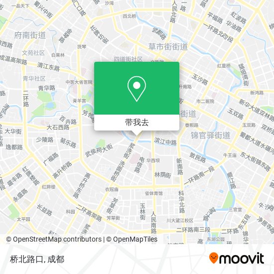 桥北路口地图
