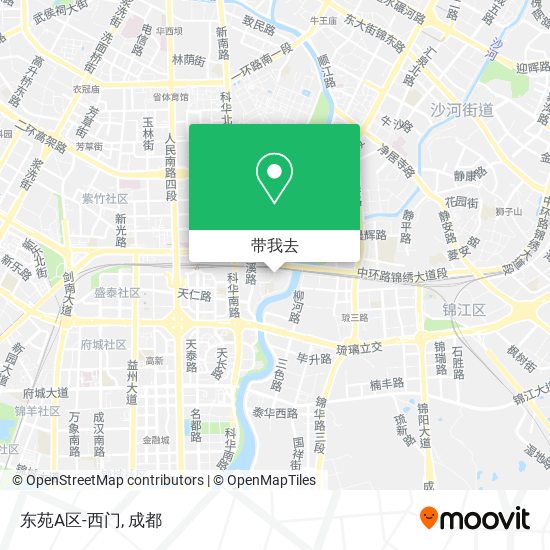 东苑A区-西门地图