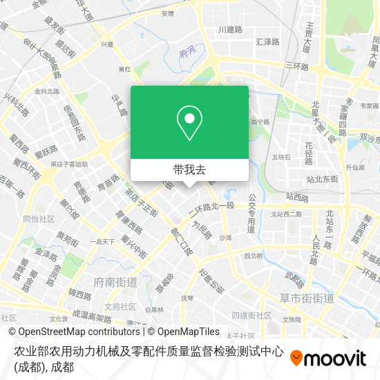 农业部农用动力机械及零配件质量监督检验测试中心(成都)地图