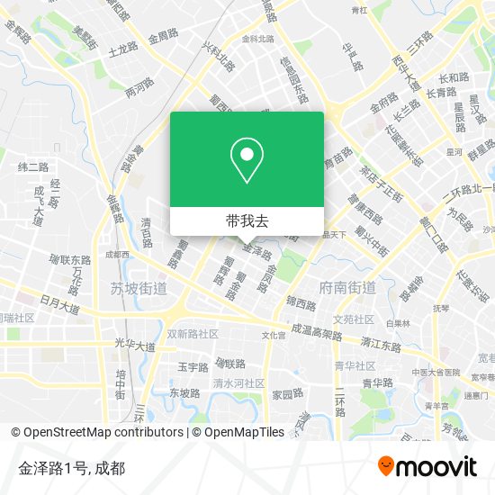 金泽路1号地图