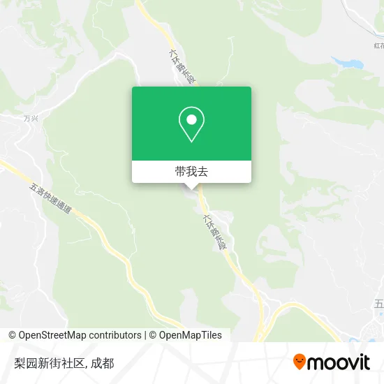 梨园新街社区地图