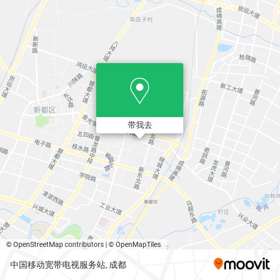 中国移动宽带电视服务站地图