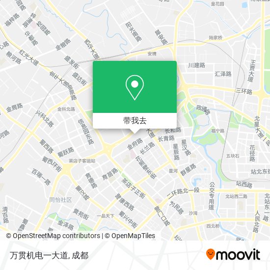 万贯机电一大道地图