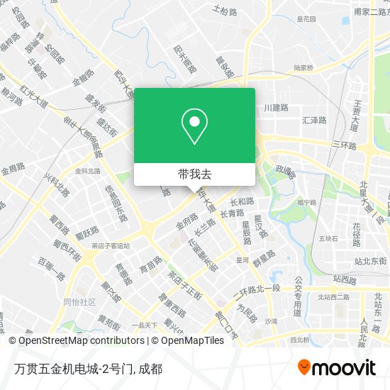 万贯五金机电城-2号门地图