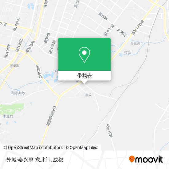 外城·泰兴里-东北门地图