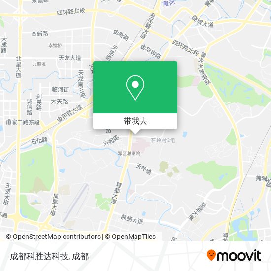 成都科胜达科技地图