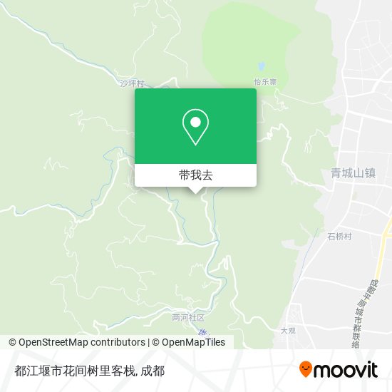 都江堰市花间树里客栈地图