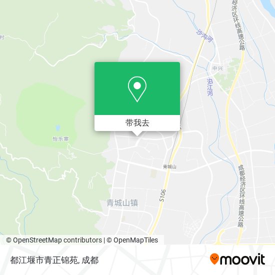 都江堰市青正锦苑地图