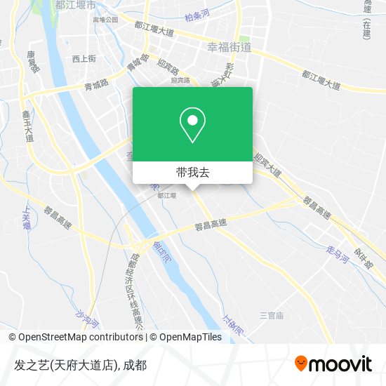 发之艺(天府大道店)地图