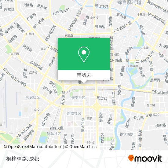 桐梓林路地图