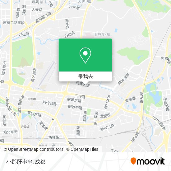 小郡肝串串地图