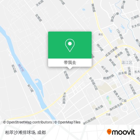 柏萃沙滩排球场地图