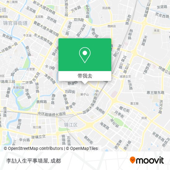 李劼人生平事墙屋地图