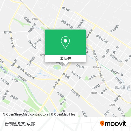 晋朝黑龙茶地图