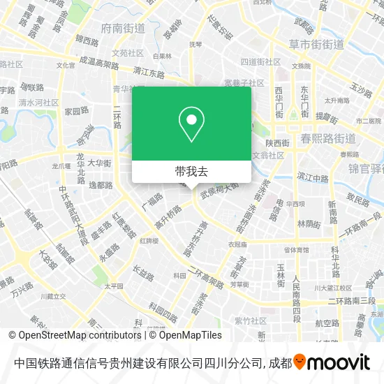 中国铁路通信信号贵州建设有限公司四川分公司地图