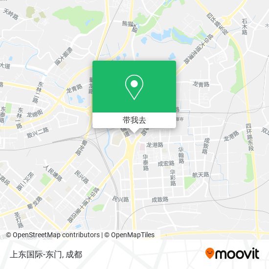上东国际-东门地图