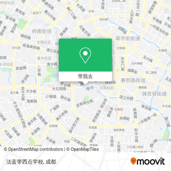 法蓝带西点学校地图
