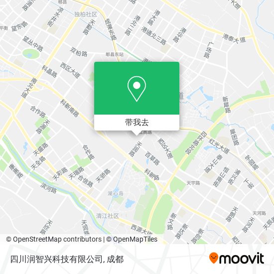 四川润智兴科技有限公司地图