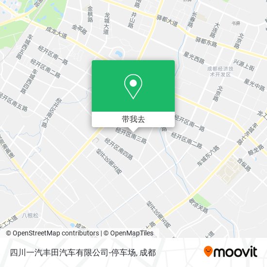四川一汽丰田汽车有限公司-停车场地图