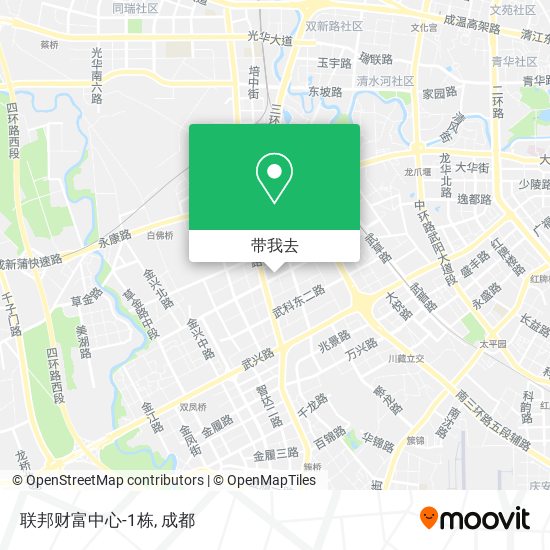 联邦财富中心-1栋地图