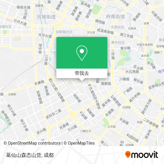 葛仙山森态山货地图