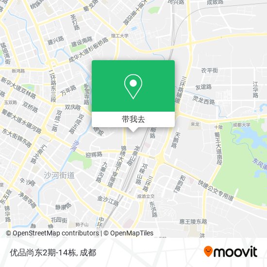 优品尚东2期-14栋地图