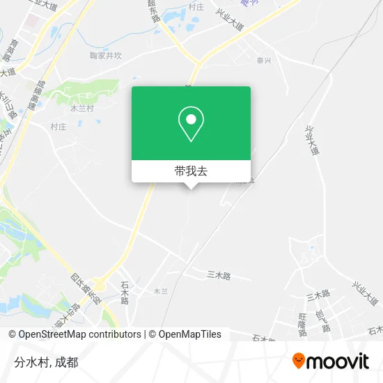 分水村地图