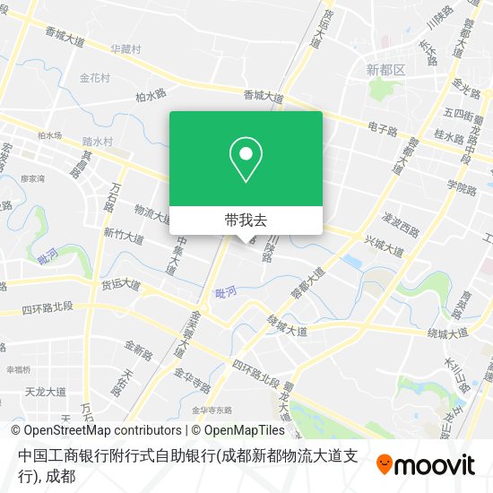 中国工商银行附行式自助银行(成都新都物流大道支行)地图