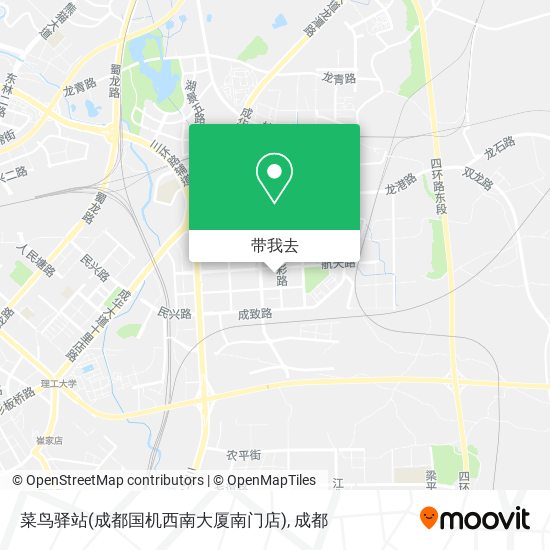 菜鸟驿站(成都国机西南大厦南门店)地图