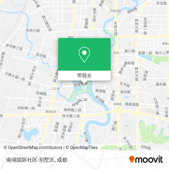 南湖国际社区-别墅区地图