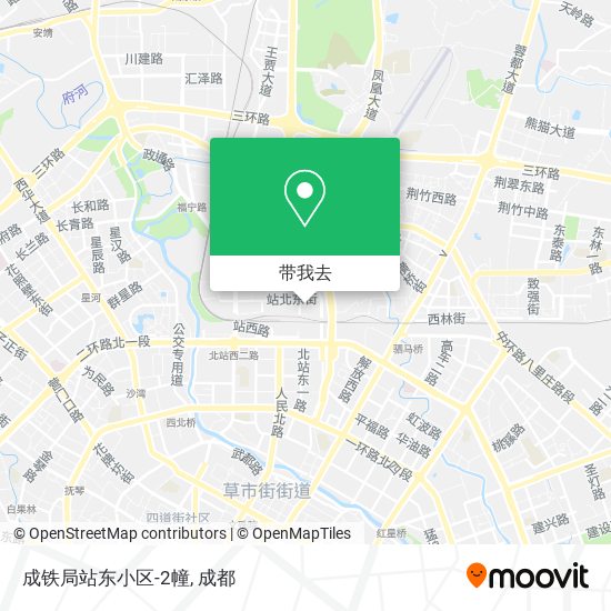 成铁局站东小区-2幢地图