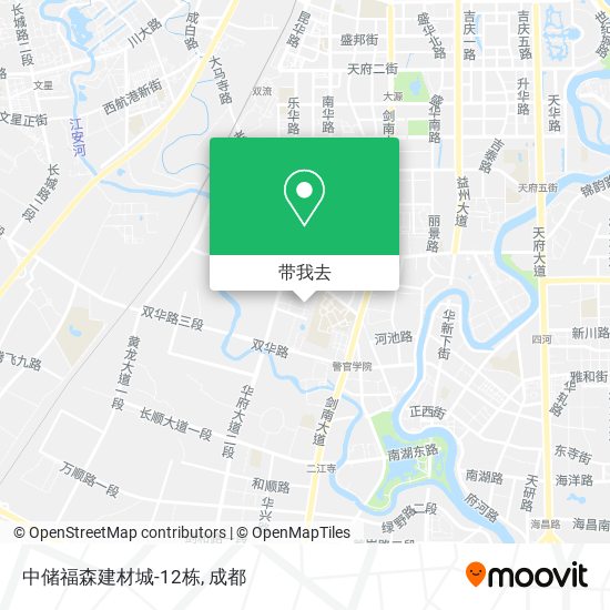 中储福森建材城-12栋地图