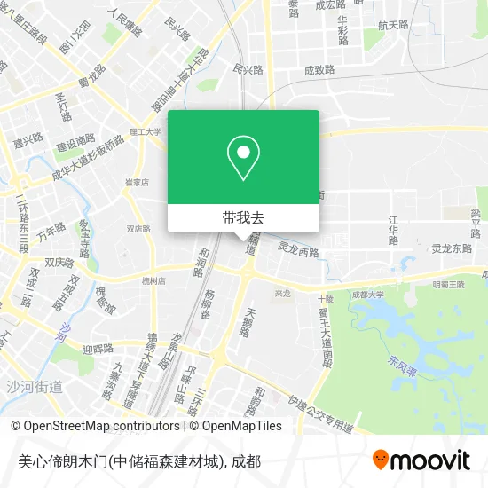 美心偙朗木门(中储福森建材城)地图