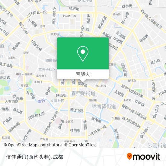 倍佳通讯(西沟头巷)地图