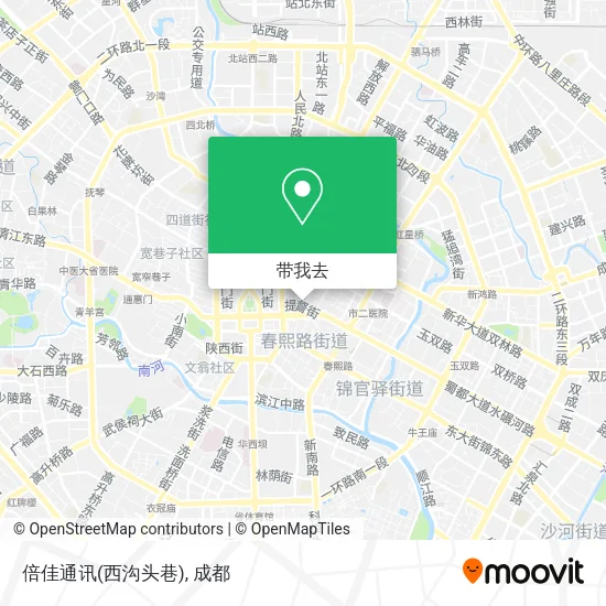 倍佳通讯(西沟头巷)地图