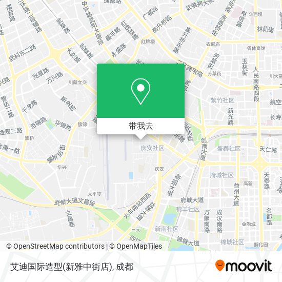 艾迪国际造型(新雅中街店)地图