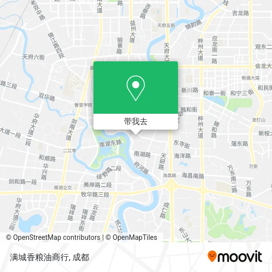 满城香粮油商行地图