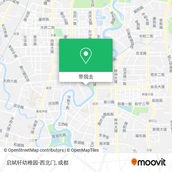 启斌轩幼稚园-西北门地图
